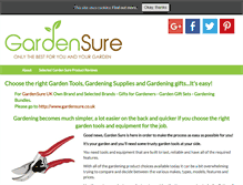 Tablet Screenshot of gardensure.com
